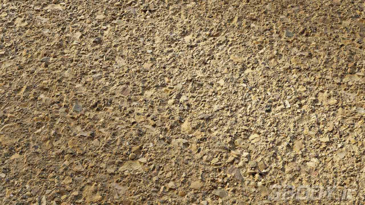 متریال زمین شن gravel ground عکس 1